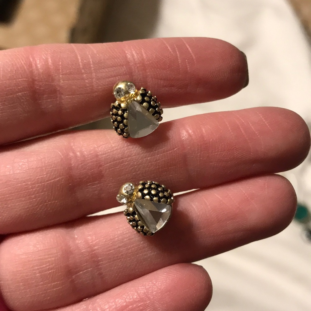 Lady bug Brighton earrings like new!